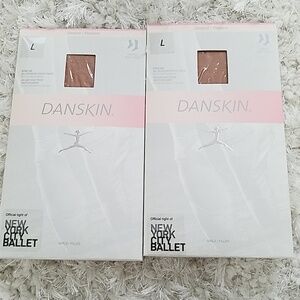Footed dance tights, large from Danskin